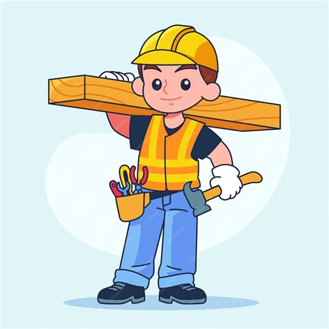 construction worker images cartoons.